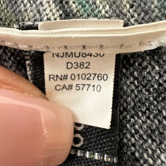 KATE SPADE Botanical Pima Cotton 3/4 Sleeve Lace Accent Knit Cardigan Size S - Picture 9 of 9